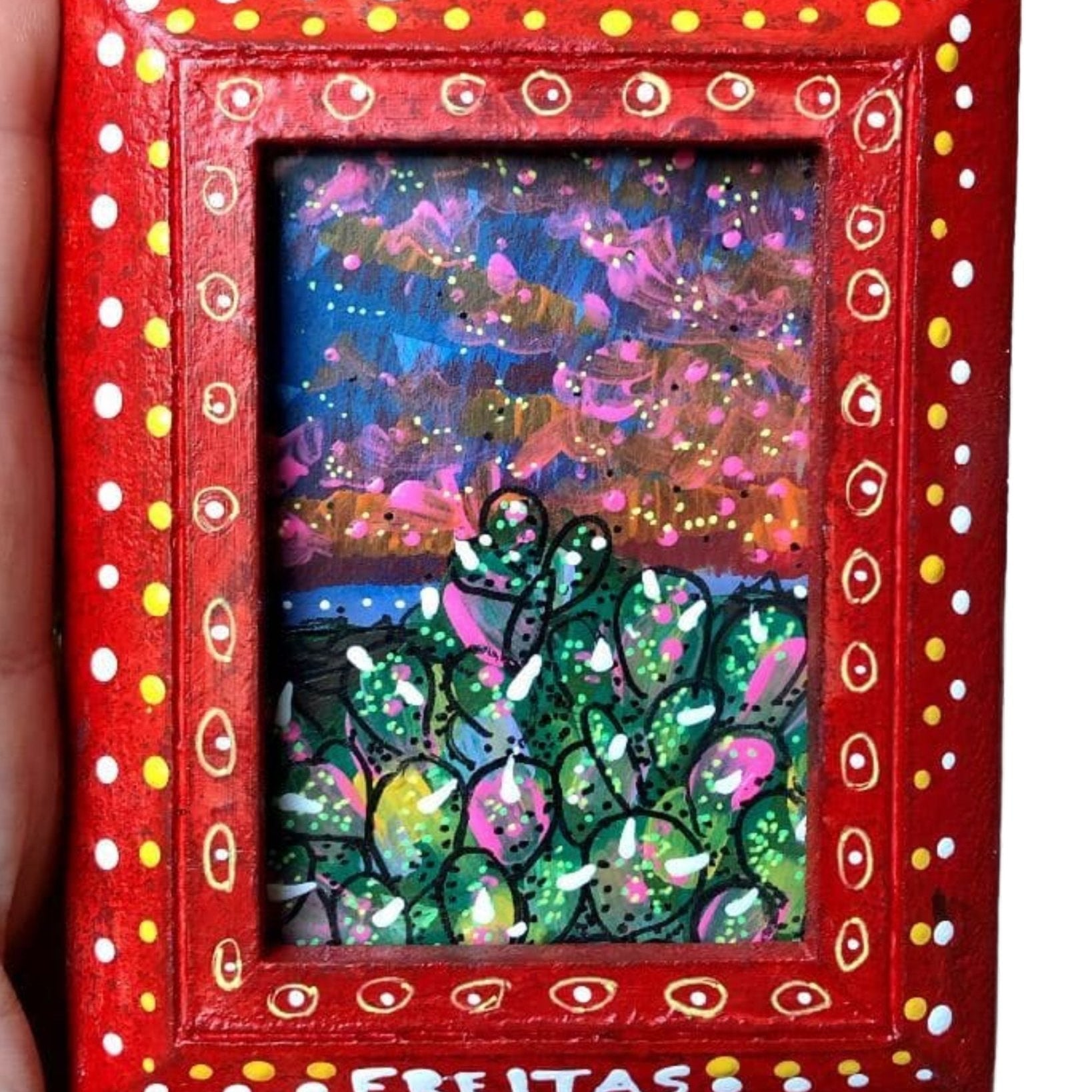 Chandler, AZ - mini original painting - Heather Freitas - fine art home deccor