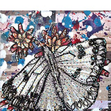 Checkered White - Heather Freitas - fine art home deccor