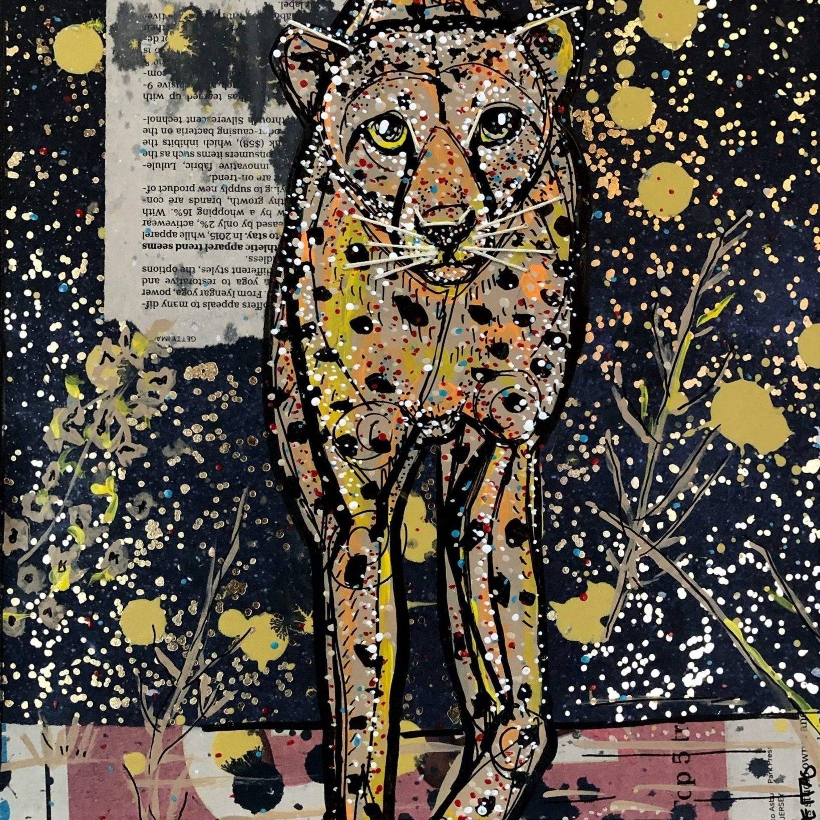 Cheetah - Heather Freitas - fine art home deccor
