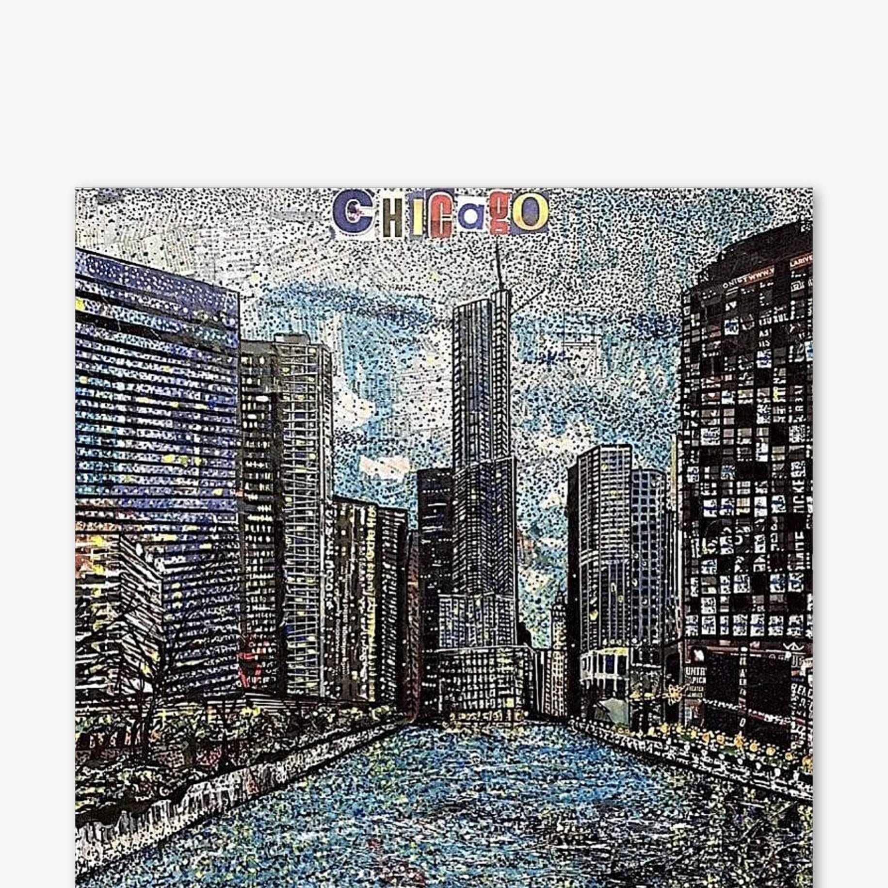 Chicago ( Original Painting ) - Heather Freitas - fine art home deccor