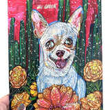Chihuahua ( Original Painting ) - Heather Freitas - fine art home deccor