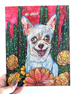 Chihuahua ( Original Painting ) - Heather Freitas - fine art home deccor