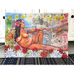 Chocolate Cosmo’s ( Original Painting ) - Heather Freitas - fine art home deccor