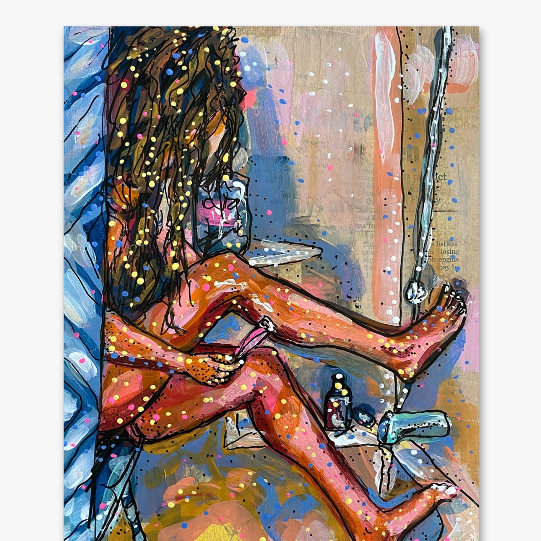 Christina Gonzo - Numb - Heather Freitas - fine art home deccor