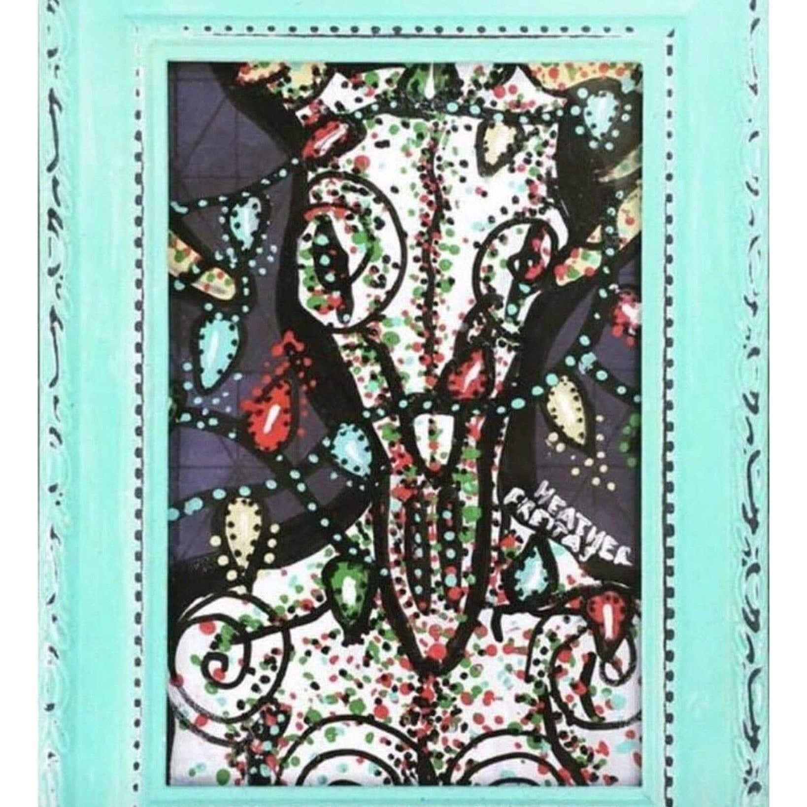 Christmas Skull - Heather Freitas - fine art home deccor