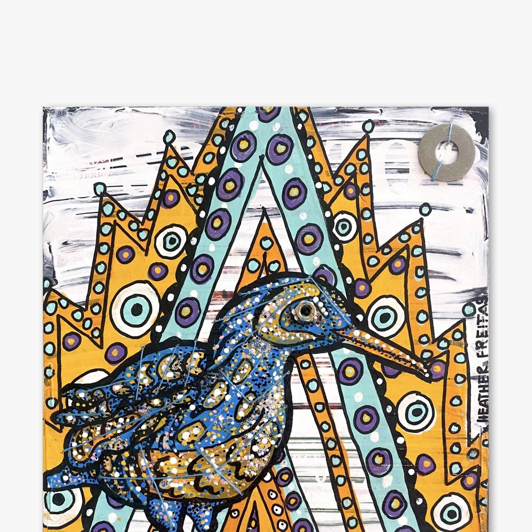Clapper Rail ( Original Painting ) - Heather Freitas - fine art home deccor
