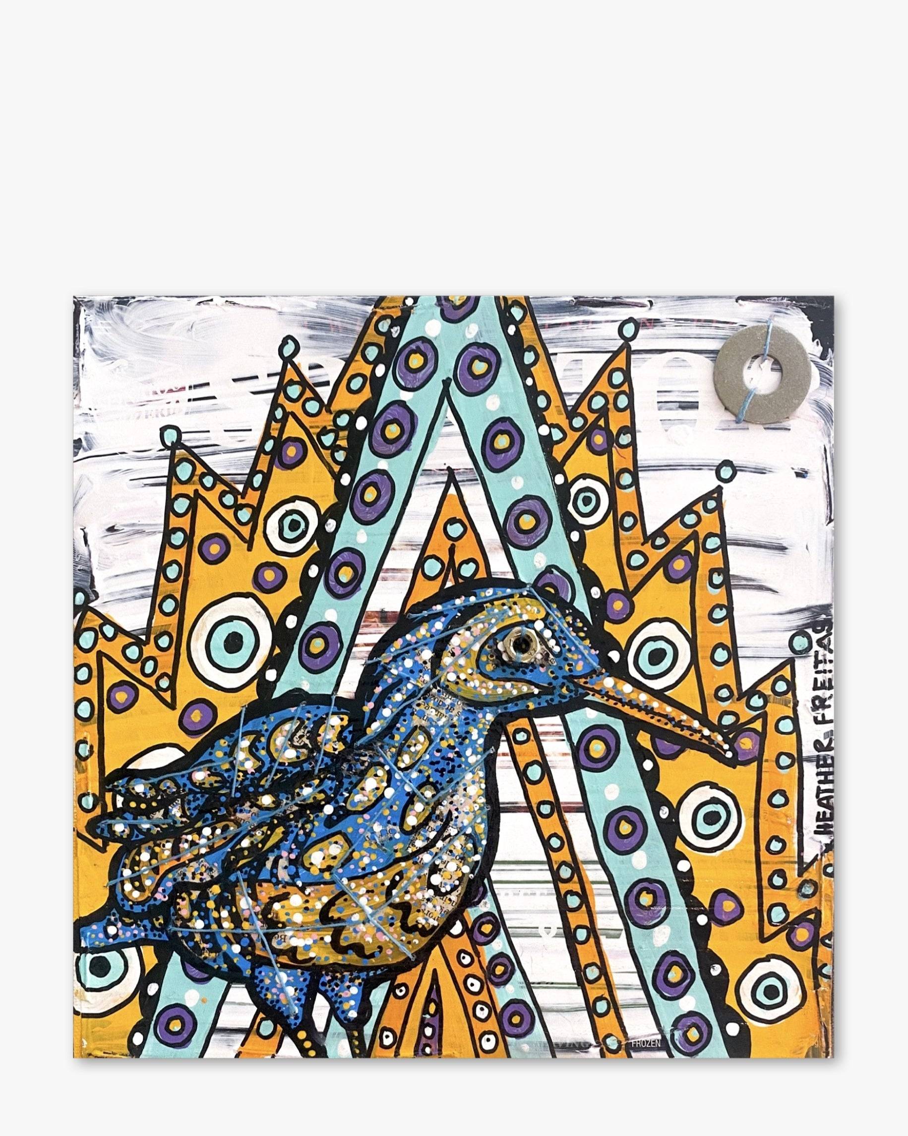 Clapper Rail ( Original Painting ) - Heather Freitas - fine art home deccor