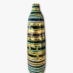 Cleopatra XL Vase With 23k Gold Accents - Heather Freitas - fine art home deccor