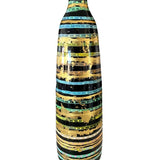 Cleopatra XL Vase With 23k Gold Accents - Heather Freitas - fine art home deccor