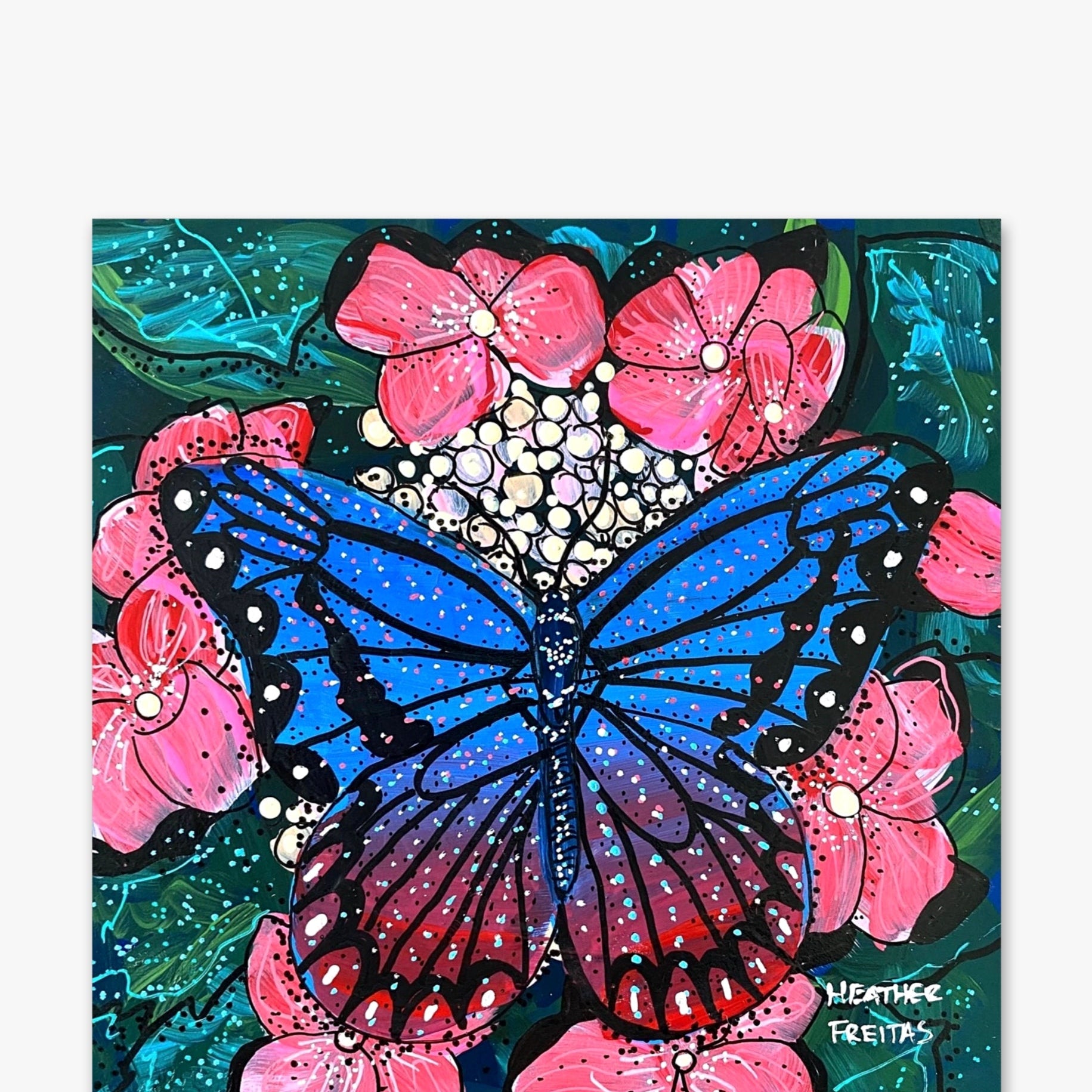 Color Morph Butterfly - Heather Freitas - fine art home deccor