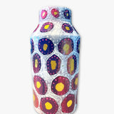 Concrete Plum Yoshi Vase With 23k Gold Accents - Heather Freitas - fine art home deccor