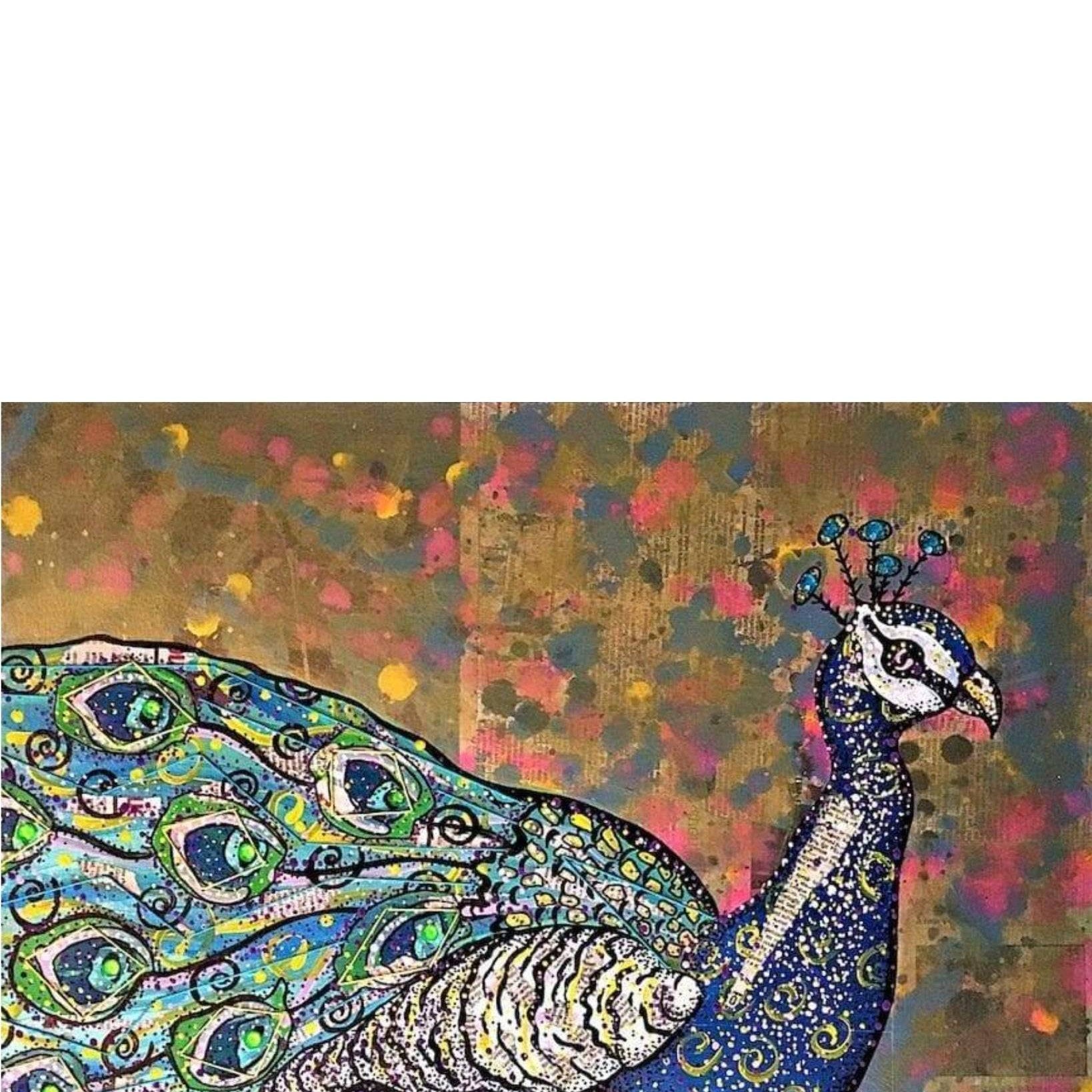 Congo Peacock - Heather Freitas - fine art home deccor