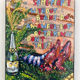 Coping Mechanisms Act 1 ( Original Painting ) - Heather Freitas - fine art home deccor