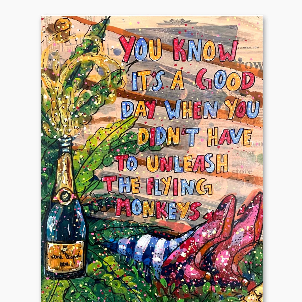 Coping Mechanisms Act 2 ( Original Painting ) - Heather Freitas - fine art home deccor