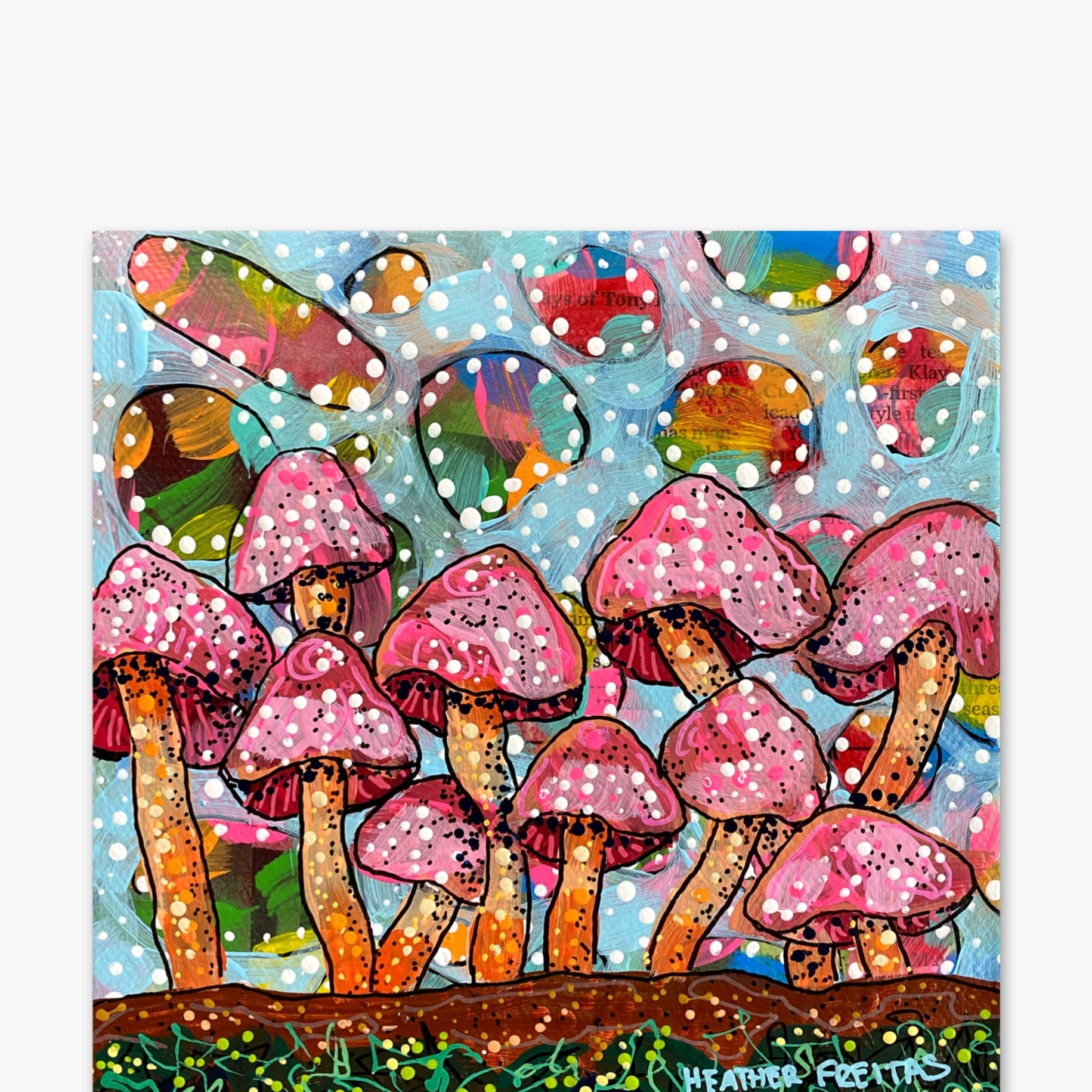 Cotton Candy Caps - Heather Freitas - fine art home deccor