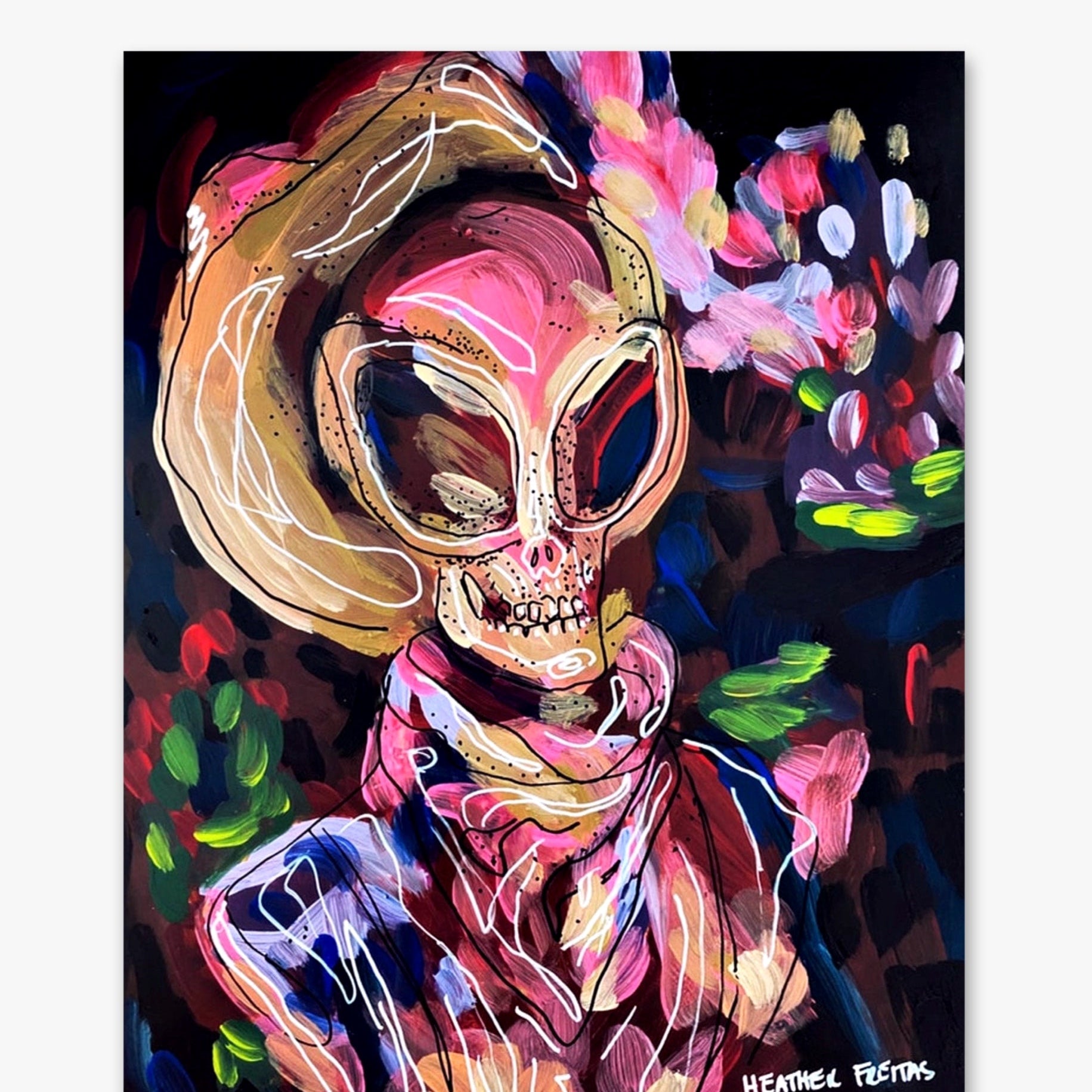 Cowgirls & Aliens - Heather Freitas - fine art home deccor