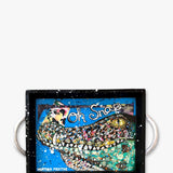 Crocodile Serving Tray - Heather Freitas - fine art home deccor