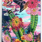 Dawn Desert Pollinators ( Original Painting ) - Heather Freitas - fine art home deccor