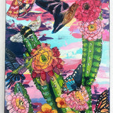 Dawn Desert Pollinators ( Original Painting ) - Heather Freitas - fine art home deccor