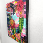 Dawn Desert Pollinators ( Original Painting ) - Heather Freitas - fine art home deccor