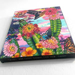 Dawn Desert Pollinators ( Original Painting ) - Heather Freitas - fine art home deccor