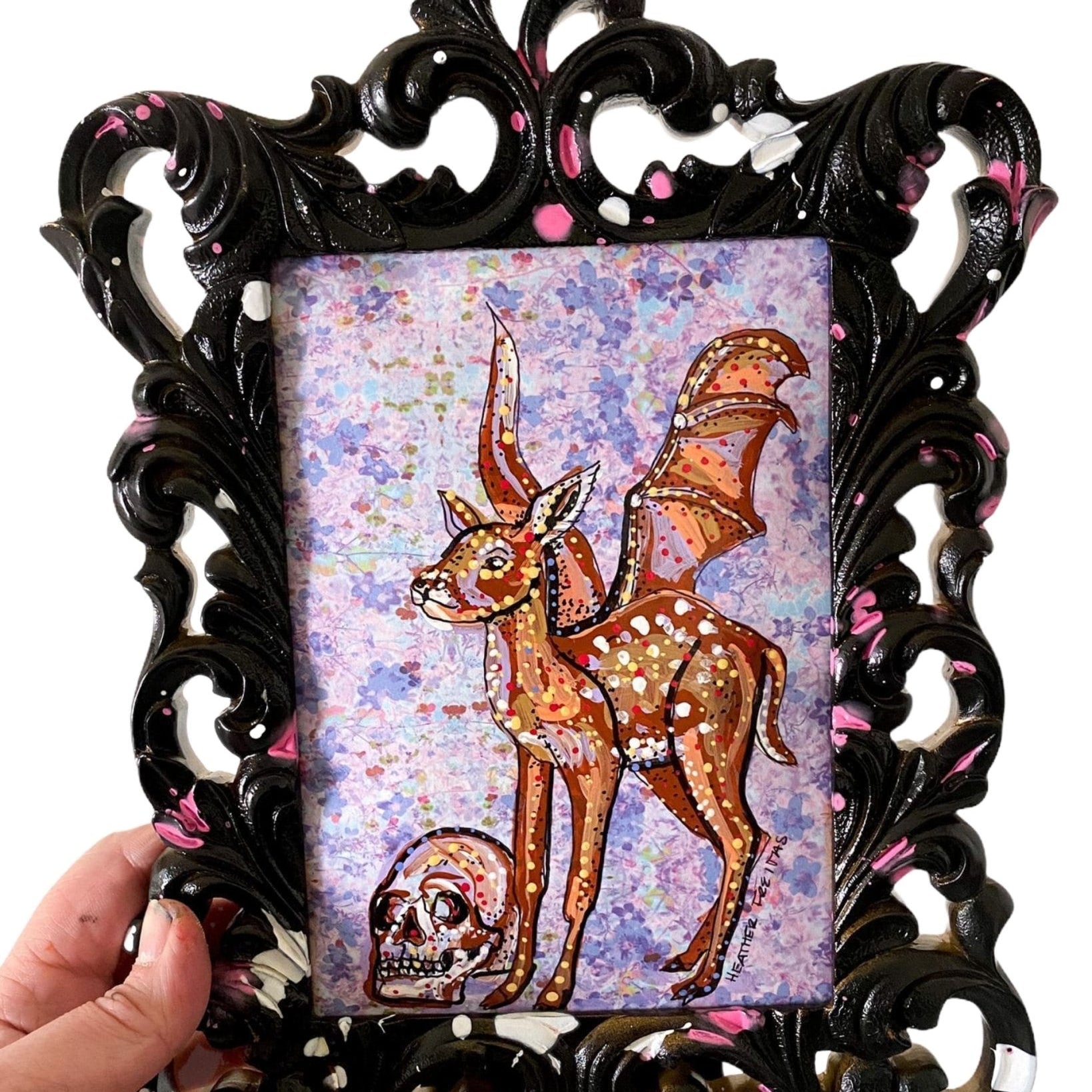 Deer Bat - Oddities Collection - Heather Freitas - fine art home deccor
