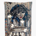 Depression ( Fine Art Tapestry With Beaded Accents ) - Heather Freitas - fine art home deccor