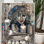 Depression ( Fine Art Tapestry With Beaded Accents ) - Heather Freitas - fine art home deccor