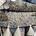 Depression ( Fine Art Tapestry With Beaded Accents ) - Heather Freitas - fine art home deccor