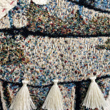 Depression ( Fine Art Tapestry With Beaded Accents ) - Heather Freitas - fine art home deccor