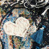 Depression ( Fine Art Tapestry With Beaded Accents ) - Heather Freitas - fine art home deccor