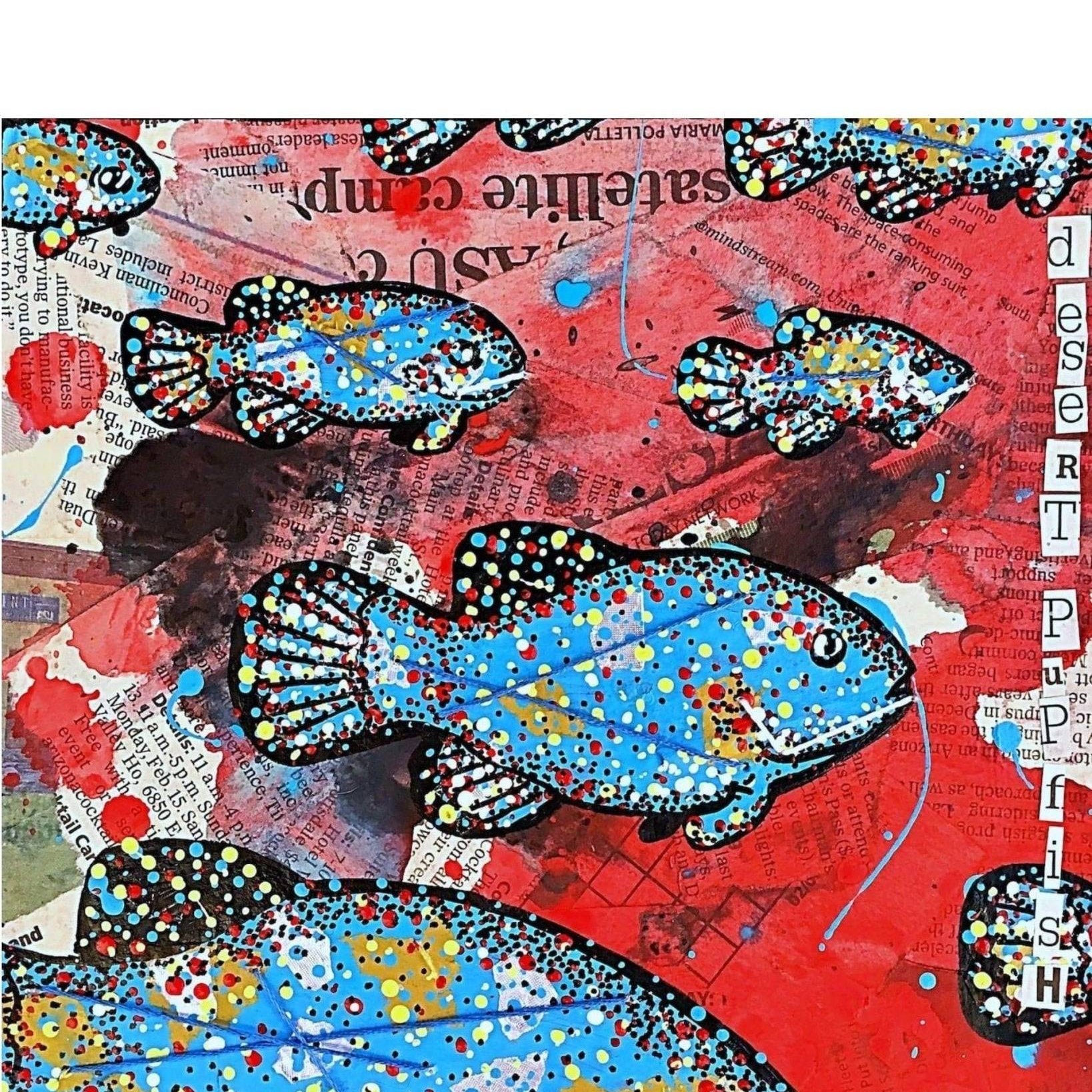 Desert Pupfish - Heather Freitas - fine art home deccor