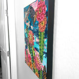 Desert Twilight Pollinators ( Original Painting ) - Heather Freitas - fine art home deccor