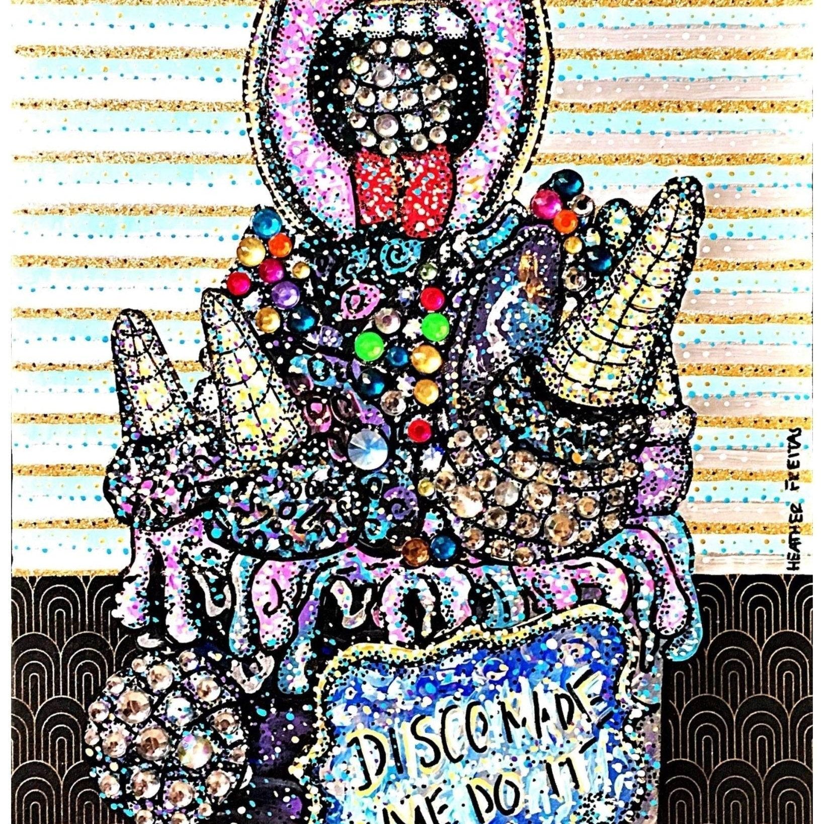 Disco Made Me Do It - Heather Freitas - fine art home deccor