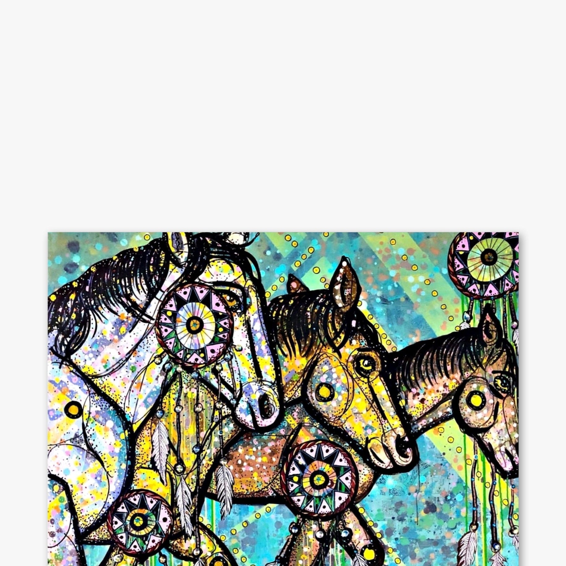 Dreaming Of Alchemy ( Original Painting ) - Heather Freitas - fine art home deccor