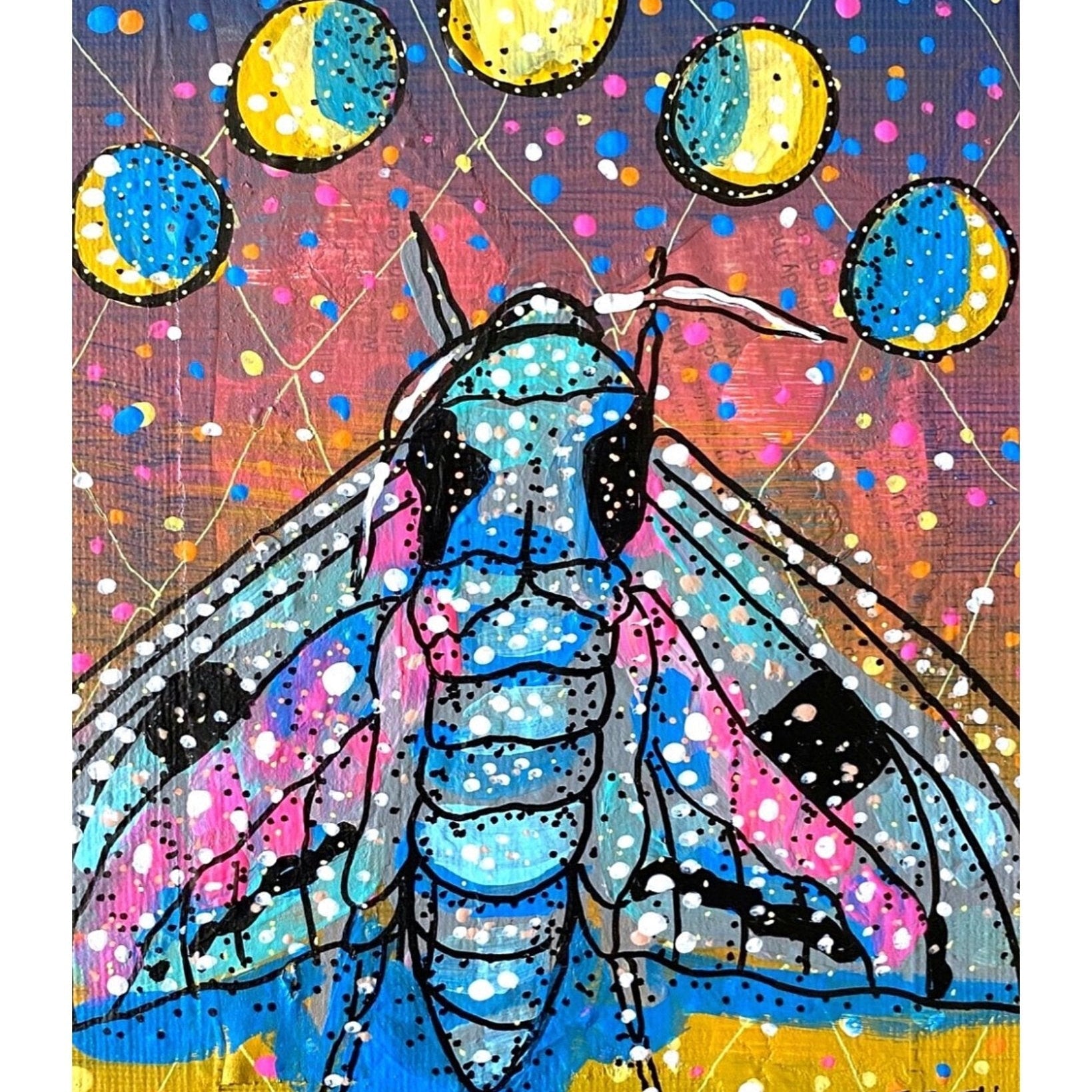 Dusk Moth - Heather Freitas - fine art home deccor
