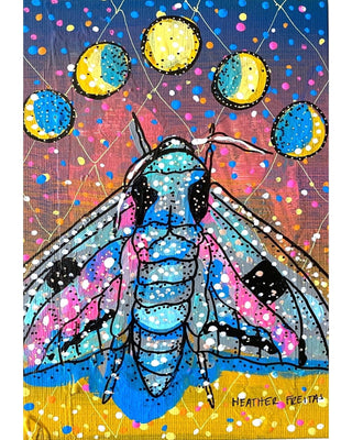Dusk Moth - Heather Freitas - fine art home deccor