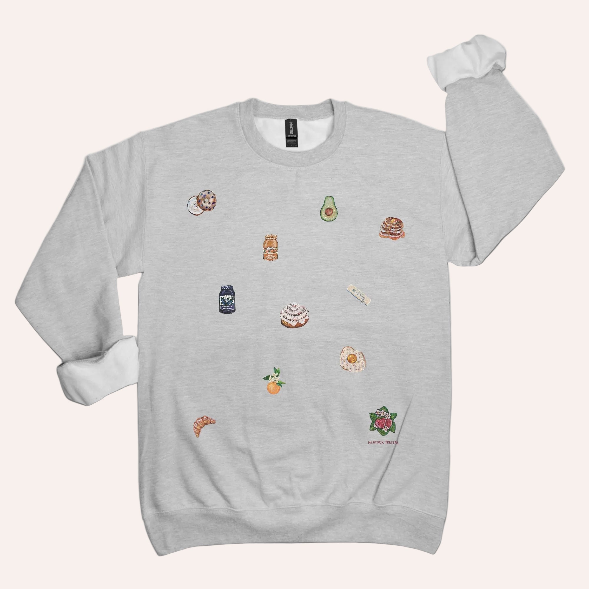 Breakfast Unisex Crew Neck Sweatshirt