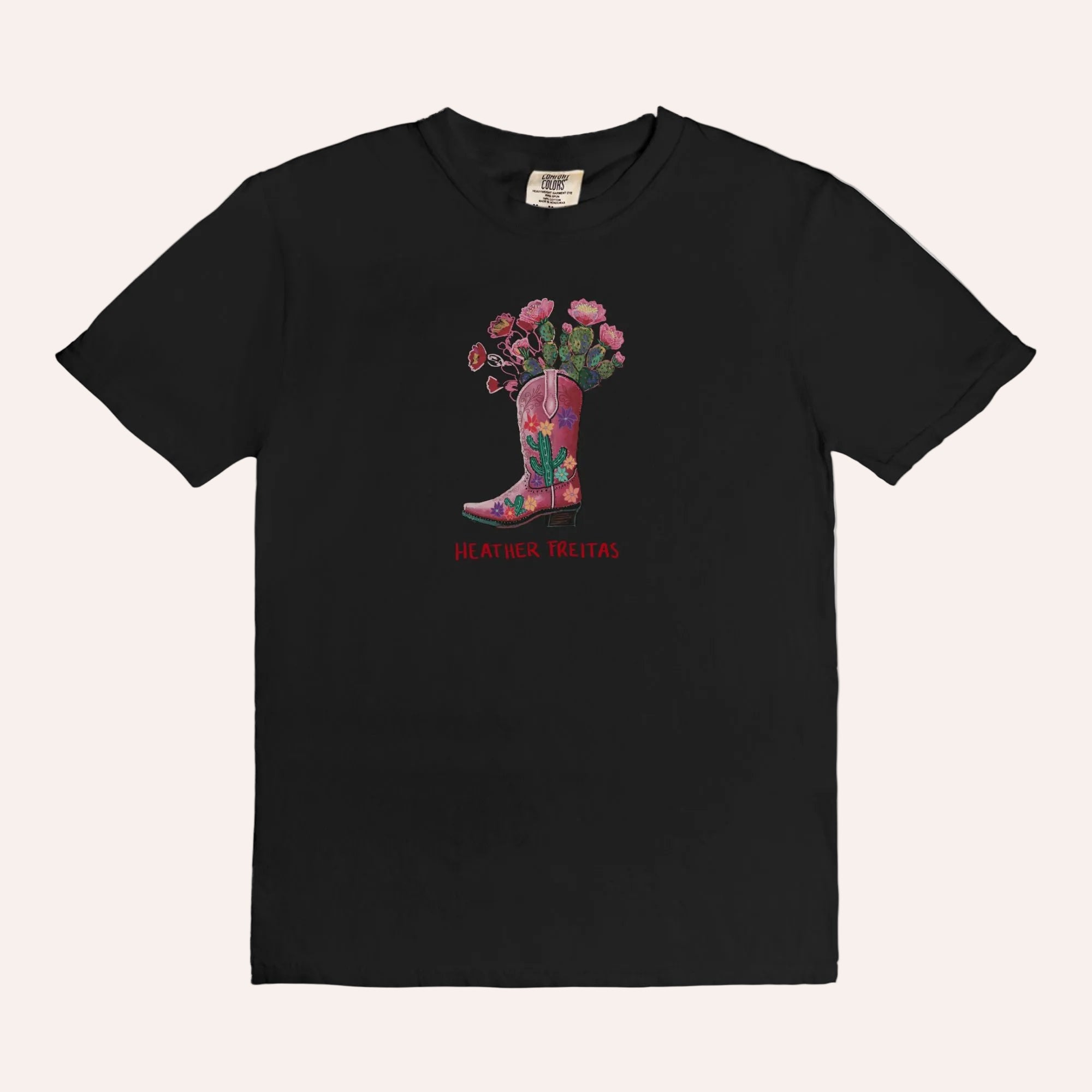 Cowgirl Cactus Boot Tee