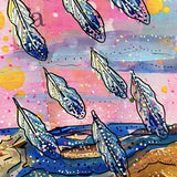 Eight Of Wands - Heather Freitas - fine art home deccor