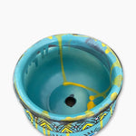 Enchanting Peacock Planter - Heather Freitas - fine art home deccor