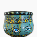 Enchanting Peacock Planter - Heather Freitas - fine art home deccor