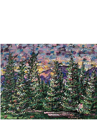 Evergreen Sunsets - Heather Freitas - fine art home deccor