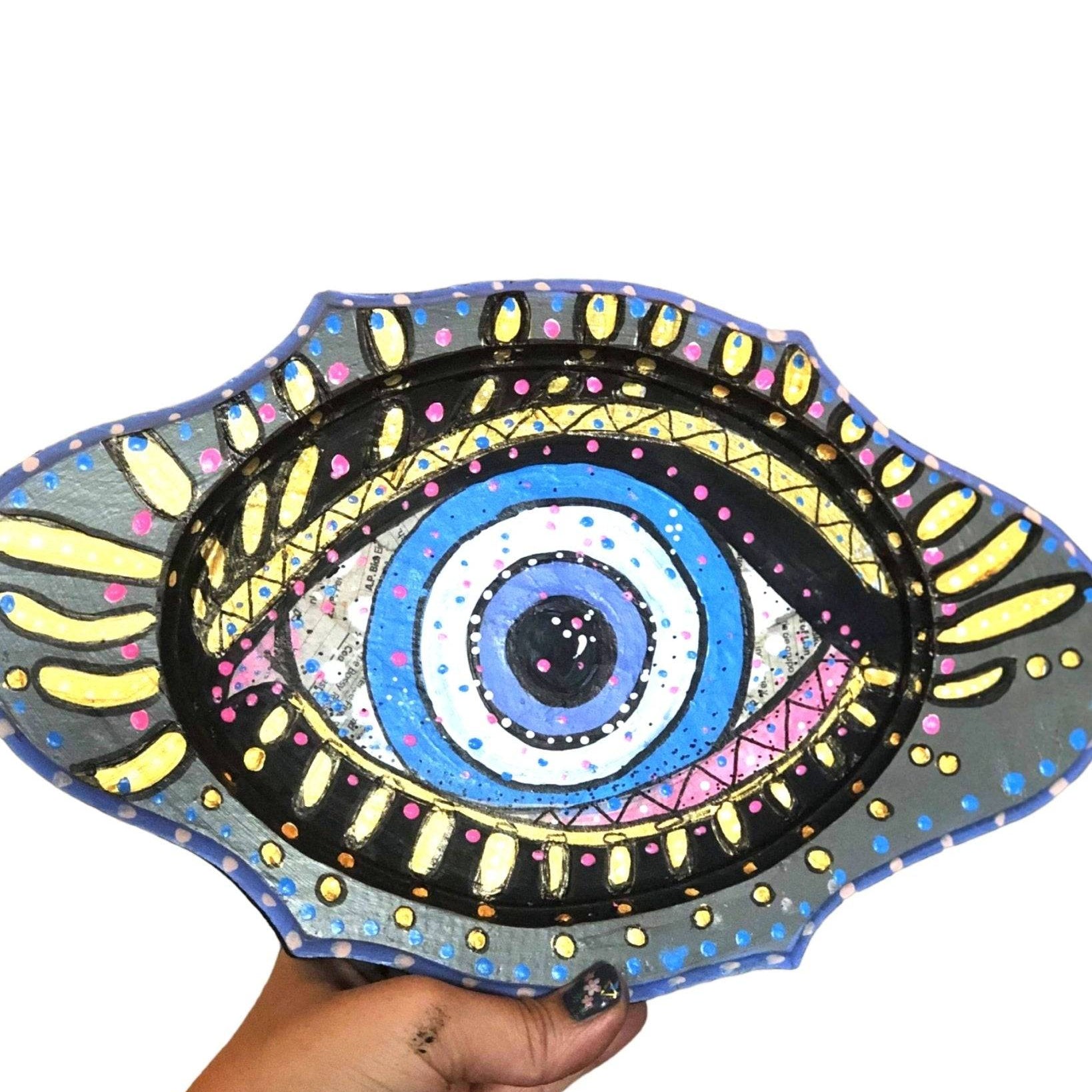 Evil Eye Blues - Heather Freitas - fine art home deccor