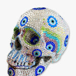 Evil Eye Crystal Skull - Heather Freitas - fine art home deccor
