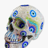 Evil Eye Crystal Skull - Heather Freitas - fine art home deccor