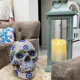 Evil Eye Crystal Skull - Heather Freitas - fine art home deccor
