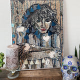 Evil Eye Crystal Skull - Heather Freitas - fine art home deccor