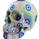 Evil Eye Crystal Skull - Heather Freitas - fine art home deccor