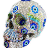 Evil Eye Crystal Skull - Heather Freitas - fine art home deccor